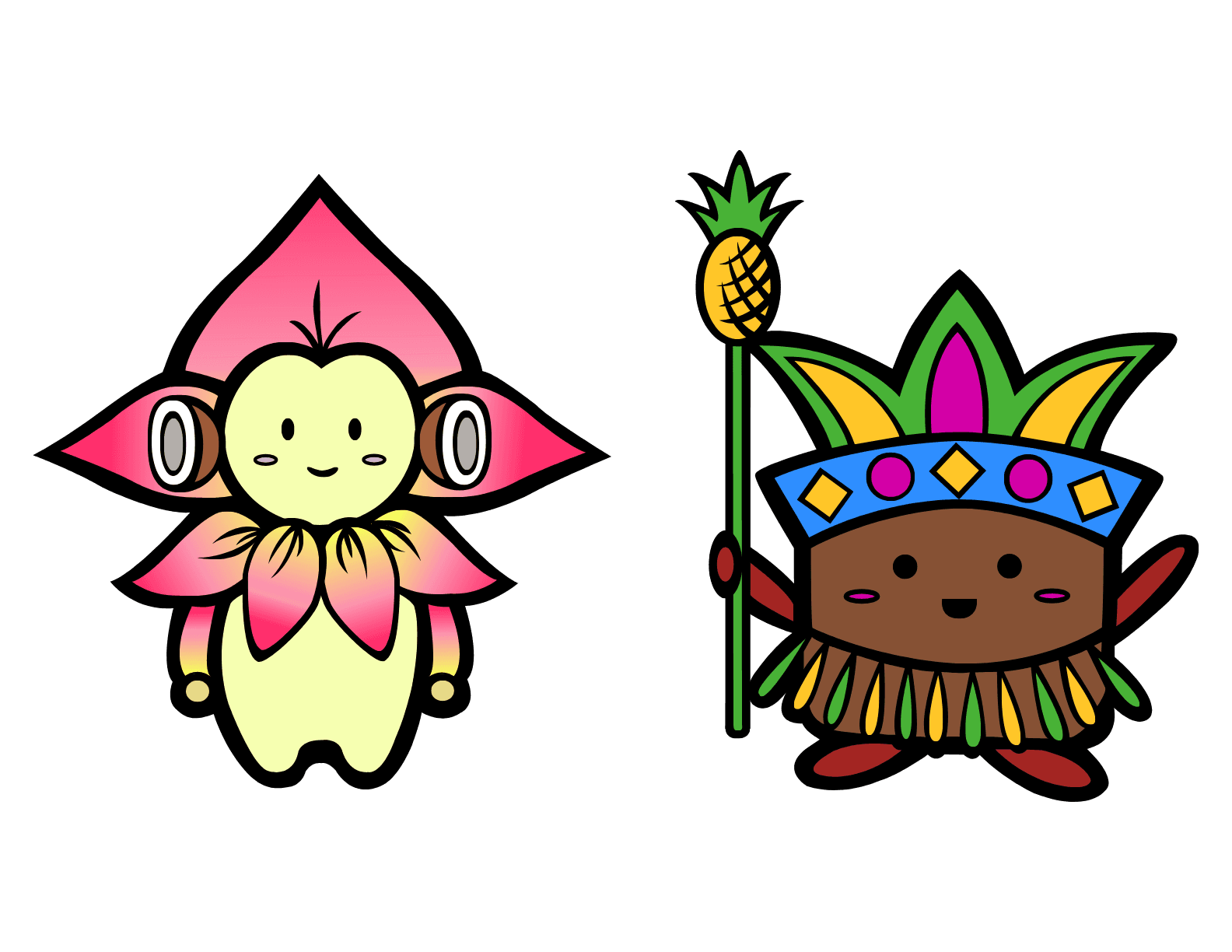 Hawaiian Mascot Design project thumbnail